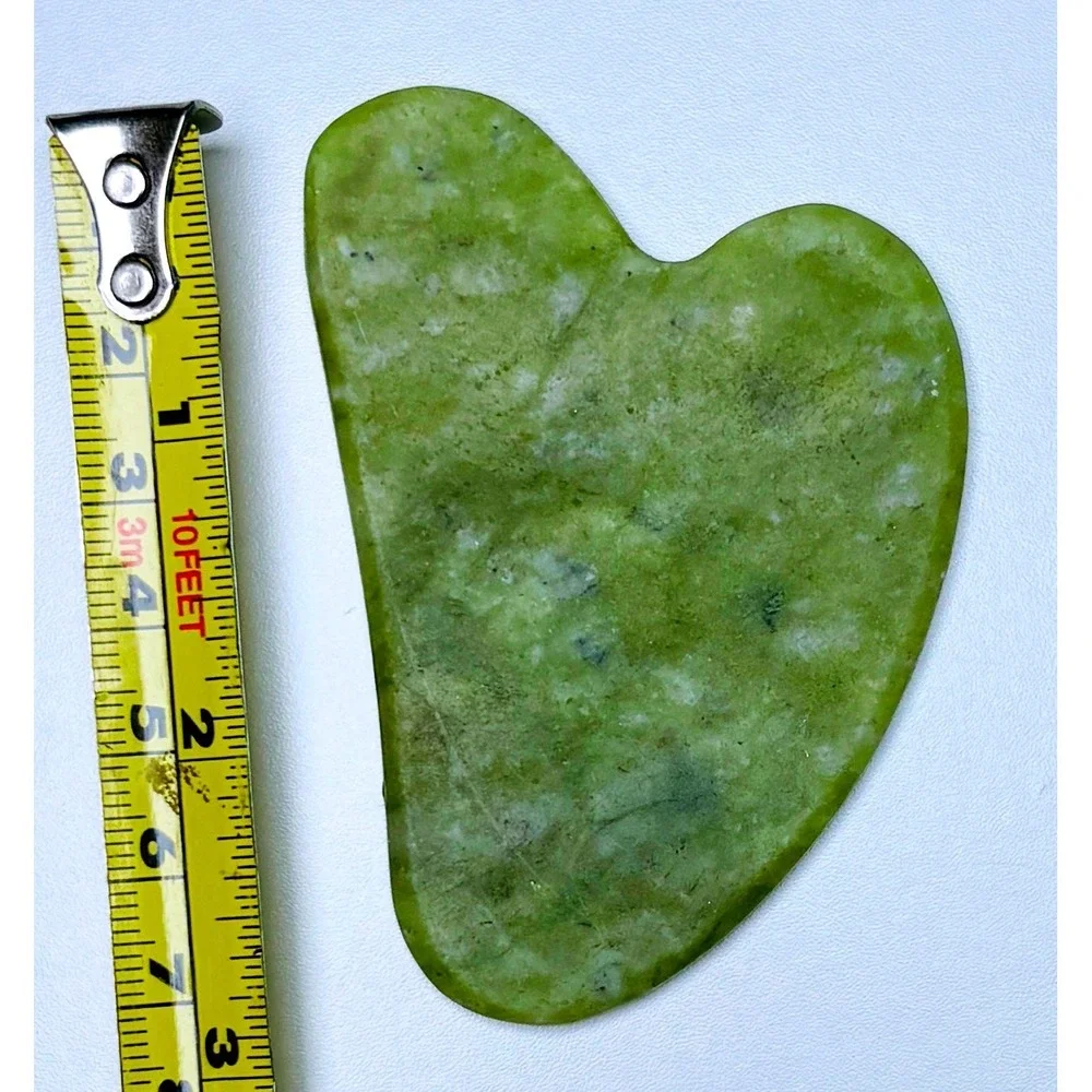 Facial Roller Gua Sha Set Green Jade Stone Skincare‎ Tools beauty pamper